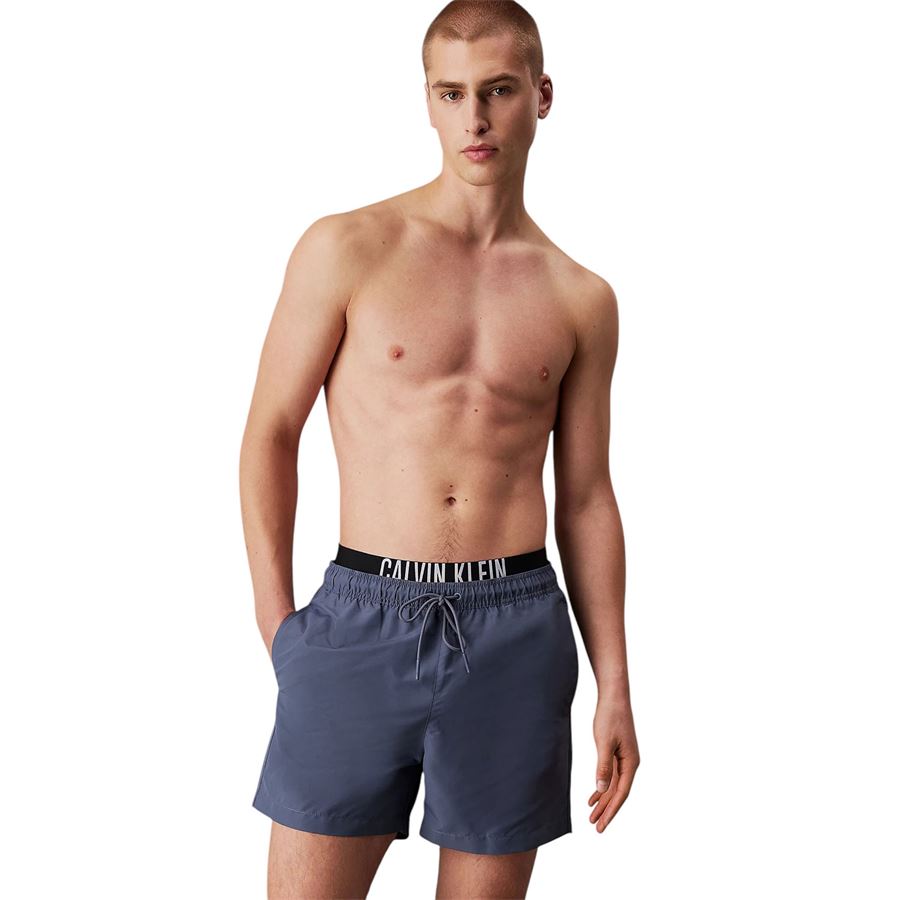 Costume a pantaloncino corti con fascia in vita doppia da uomo - Intense Power Calvin Klein | KM0KM01093PCP